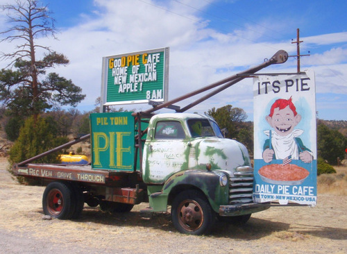 One of Pie Town's two pie serving cafe's (The Good Pie Cafe).